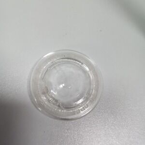 Vintage Clear Glass Replacement Lid Notched 2.5 Inch Embossed Instructions